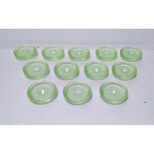 Subbuteo Hasbro Classic Bases Clear Light Green 